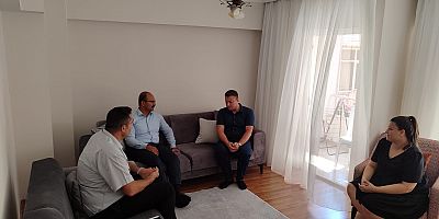 Kaymakam Abacı, Depremzede Aileleri Ziyaret Etti