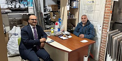 Kaymakam Abacı, İşyeri Ziyaretlerini Sürdürüyor