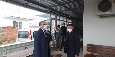 Kaymakam Abacı, Köylerde İncelemelerde Bulundu
