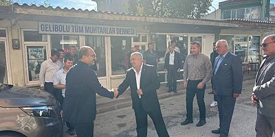 Kaymakam Abacı, Muhtarlar Derneği’ni Ziyaret Etti