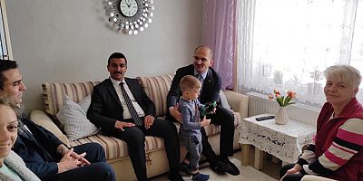 Kaymakam Abacı’nın Aile Ziyaretleri Devam Ediyor