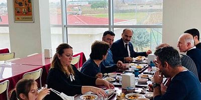 Kaymakam Abacı, Öğrencilerle Öğle Yemeğinde Buluştu