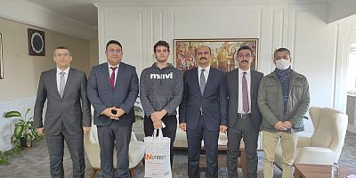 Kaymakam Abacı, Özcan’ı Makamında Misafir Etti