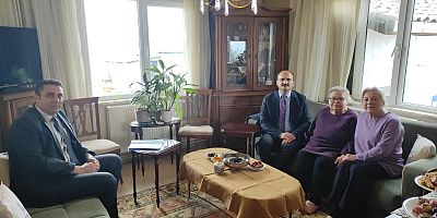 Kaymakam Abacı, Şehit Aileleri Ziyaret Etti