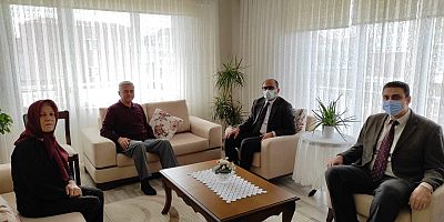 Kaymakam Abacı, Şehit Ailesini Ziyaret Etti