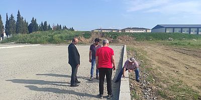 Kaymakam Abacı, Tenis Kortu Çalışmalarını İnceledi