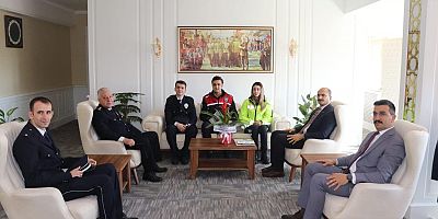 Kaymakam Abacı’ya Polis Haftası Ziyareti