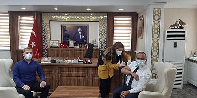 Kaymakam Kılınçkaya, Covid-19 Aşısının İkinci Dozunu Oldu