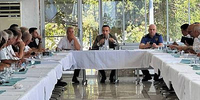 Kaymakam Koç, Kurum Müdürleri ve Muhtarlarla Toplantı Yaptı