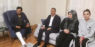 Kaymakamdan İdlib Gazisine Ziyaret