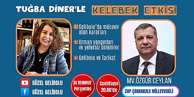 Kelebek Etkisi’nin Konuğu Özgür Ceylan Olacak