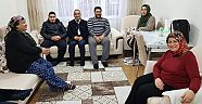 KILINÇKAYA TOSUN AİLESİNE HASTA ZİYARETİNDE BULUNDU
