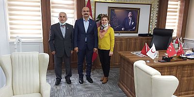 Kızılay Temsilciliğinden Kaymakam Abacı’ya Ziyaret