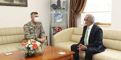 Kolordu Komutanı Oğuz’dan Başkan Özacar’a İade-i Ziyaret