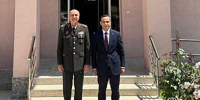 Kolordu Komutanı Yaldız’dan Kaymakam Koç’a Ziyaret