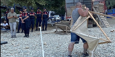 Kömür Limanı’ndaki Plaj Kaldırıldı