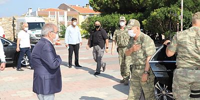 Korgeneral Aksakallı’dan Veda Ziyareti