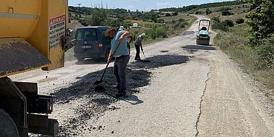 Köy Yollarına Bakım Onarım Çalışması