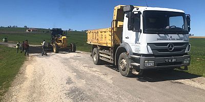 Köy Yollarındaki Bakım Onarım Çalışmaları Başladı