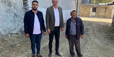 Köylerde Parke Taş Çalışmaları Sürüyor