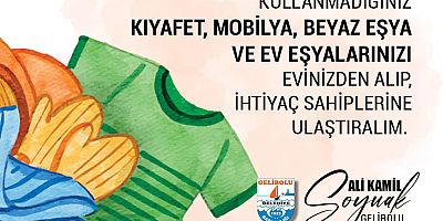 ‘Kullanmadığınız Eşyalarınızı İhtiyaç Sahiplerine Ulaştırıyoruz’