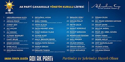 Kuzu; ‘AK Parti Çanakkale’yi Zirveye Taşıyacak’