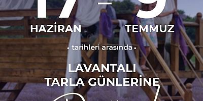 Lavanta Tarla Günleri 17 Haziran’da Başlıyor