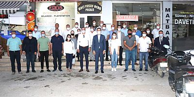 Makas’tan İlçe Başkanlığına Ziyaret