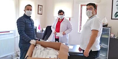 Maskeler Hastaneye Teslim Edildi