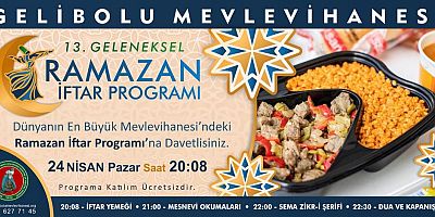 Mevlevihanede Ramazan Töreni Düzenlenecek