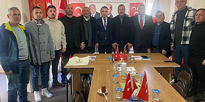 MHP İlçe Başkanlığına Yoğun Ziyaretler