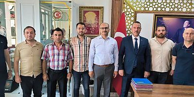MHP İlçe Teşkilatından Kaymakam Abacı’ya Veda Ziyareti
