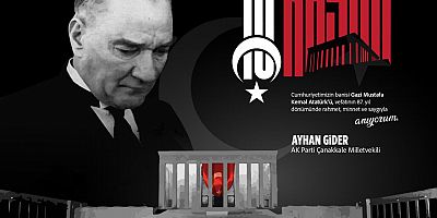 Milletvekili Gider’den 10 Kasım Anma Mesajı