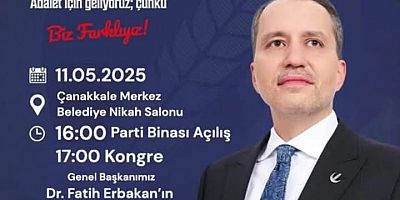 Milli Görüş Lideri Erbakan Çanakkale’ye Geliyor