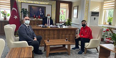 Milli Sporcu Kırca’dan Kaymakam Abacı’ya Ziyaret