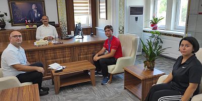 Milli Sporcumuz Kırca’dan Kaymakam Abacı’ya Ziyaret