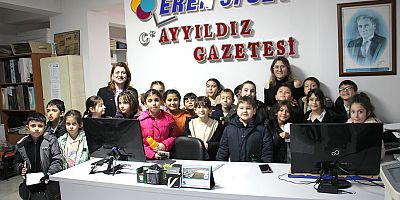 Minik Öğrenciler Matbaaacılık ve Gazeteciliği Öğrendi
