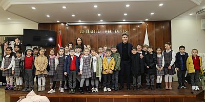 Minik Öğrencilerden Gelibolu Belediyesi’ne Ziyaret