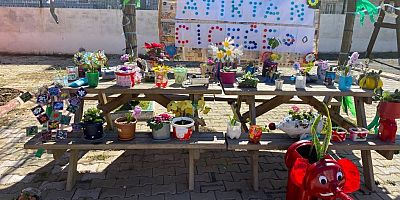 Minik Öğrencilerin Geri Dönüşüm Çalışmaları