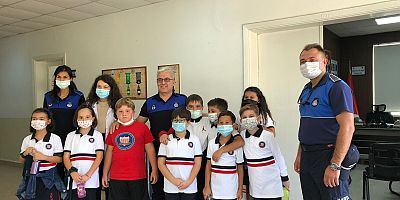 Miniklerden Zabıta’ya Ziyaret