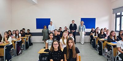 Müdür Aydın’dan Anadolu Lisesine Ziyaret