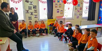 Müdür Aydın’dan Minik Öğrencilere Ziyaret