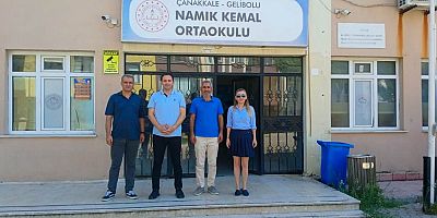 Müdür Aydın’dan Namık Kemal Ortaokulu’na Ziyaret