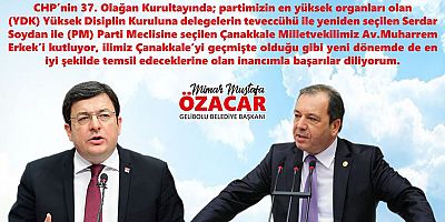 Muharrem Erkek Yeniden Seçildi!