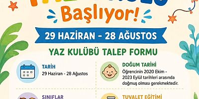 Neyire Erden Anaokulu’nda Yaz Kulübü Başlıyor