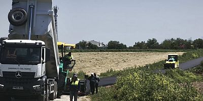Ocaklı-Güneyli Yolunda Sıcak Asfalt Çalışması