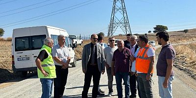 Ocaklı Köy Yolunda Çalışmalar Devam Ediyor