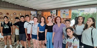 Öğrenciler, Eserlerini Troia Festivali’nde Sergiledi