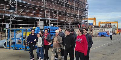 Öğrencilerden Gelibolu Tersanesi’ne Teknik Gezi