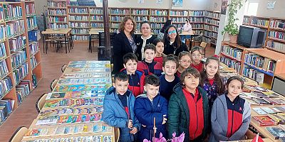 Öğrencilerden Kütüphane Haftası’nda Anlamlı Ziyaret